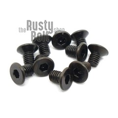 M3 x 5mm, Socket Flat Head Screws, 12.9 Steel, Black, Countersunk