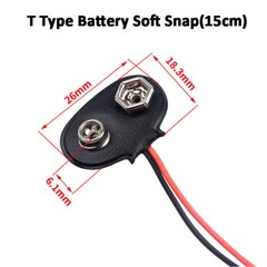9V Battery Clip Block Battery Clip Connection Cable For 9V Blocks Plug With Wire