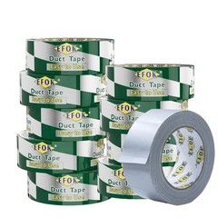 10 Pack Duct Tape Heavy Duty Waterproof, Sliver Duct Tape Bulk 1.88 Inch X 90…