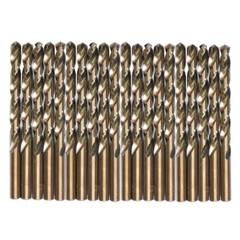 Drillforce 20PC 1/16″ Cobalt Drill Bit Set HSS M35 Jobber Length Metal Drill Bit