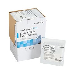 McKesson Confiderm STR Nitrile Exam Gloves, Sterile, Disposable Pair