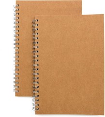 Brown Blank Book 19Cm X 13Cm 100 Blank Pages For Journals Sketches Travel