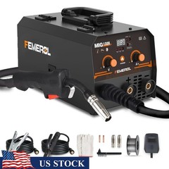 2 in 1 MIG MMA Welder Portable Flux Core Welding Machine DIY Home Repairs New