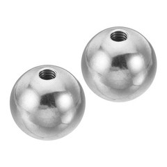 PATIKIL M6x25mm Ball Nuts Knob, 2 Pack Female Thread 304 Stainless Steel Roun…