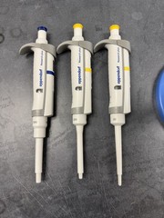 Set 3- Eppendorf Research Plus 20, 200, 1000uL Pipette + stand