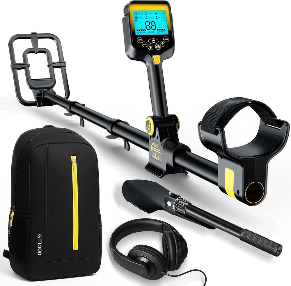 Metal Detector for Adults Waterproof – 2000mAh Chargeable Professional Cordless