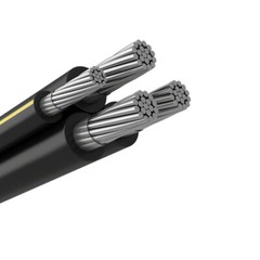 Dyke 2-2-2-4 Aluminum URD Underground Direct Burial Cable 600V