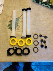 KP- 3 SETS EZ Pour Durable Gas Can Spout Replacement -Fits Midwest/Blitz/Scepter