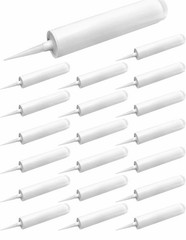 300ML Empty Caulk Tube 10 oz Reusable Plastic Cartridge 10 Pack