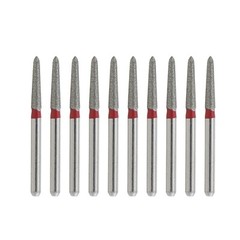 Dental Burs Diamond FG 856/016F Round End Taper Fine Grit High Speed Burr
