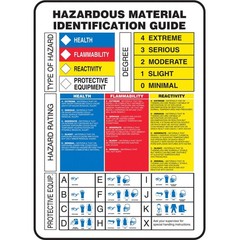 ACCUFORM ZFD842VP Chemical Label,14 In. H,10 In. W 9NXC1