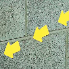 Zoro Select 9Mfm1 Floor Marking Tape, Vinyl, No Legend, Yellow, 4 In W., 0.216,