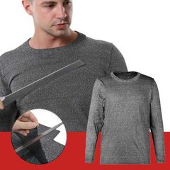 Cut Resistant Anti Slash Clothes Level 5 Protective Equipment Round Neck ShirtQb
