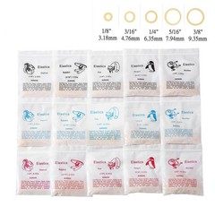 Dental Orthodontic Rubber Bands Ortho Elastics Latex Braces 15 Sizes For Choice