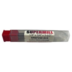 Supermill SM5F250-015 1/4 x 3/4 x 2-1/2 in 5-Flute Carbide End Mill