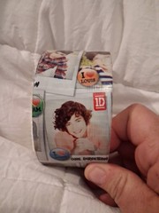 Roll of One Direction Boy Band Duct Tape 1.88″ little used REDUCED MUST GO