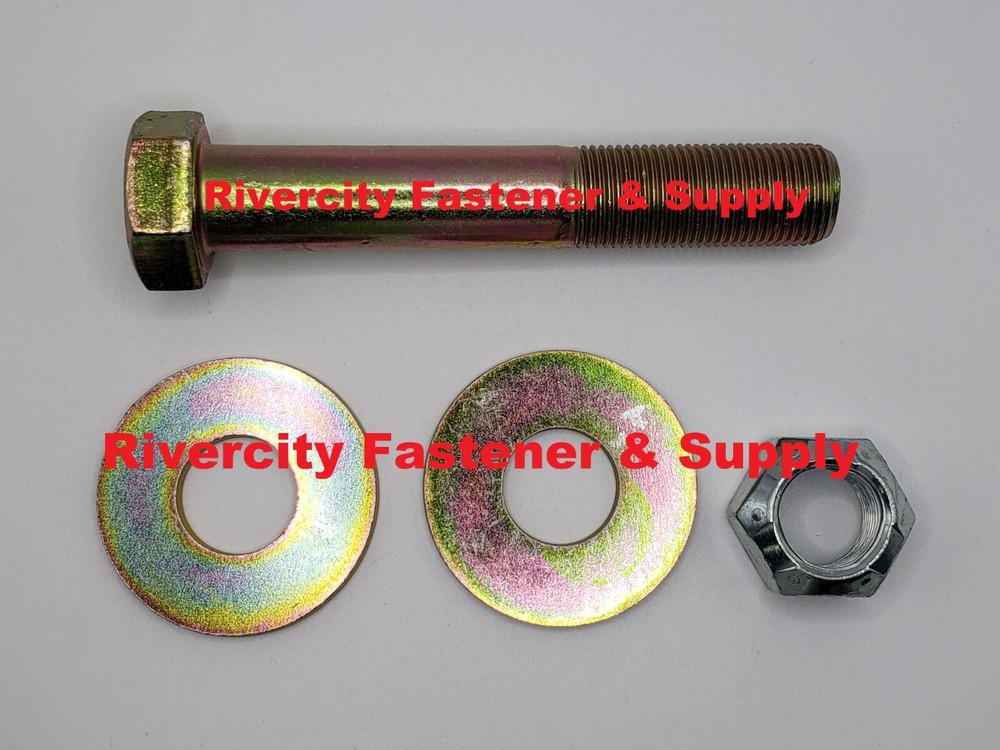 3/4-16×4-1/2 Grade 8 Hex Head Cap Screws 3/4×16 x 4-1/2″ Bolts & Lock Nuts