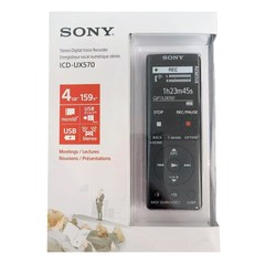 Sony ICD-UX570 Digital Voice Recorder (Black) ICDUX570BLK