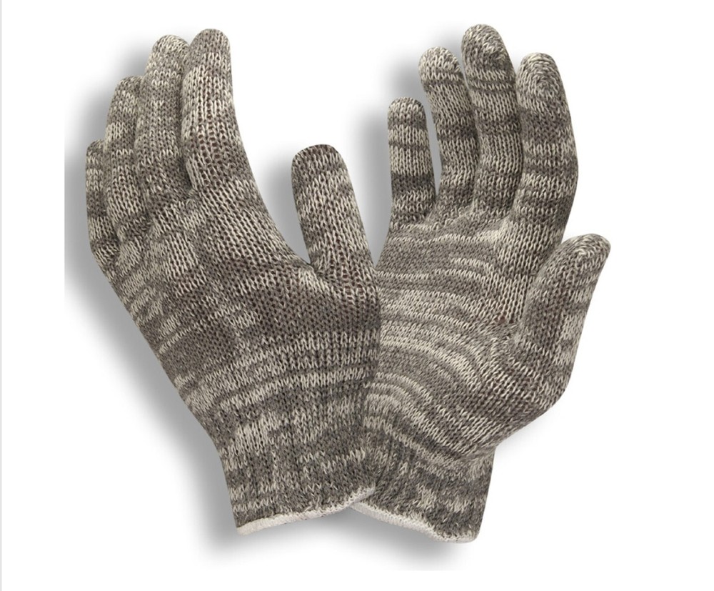 (12-Pair) Machine Knit, Medium Weight: #3100 Industrial Work Gloves Large