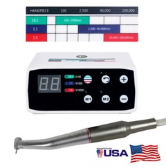 USA Dental NSK Style Brushless LED Electric Micro Motor /1:5 Increase Handpiece