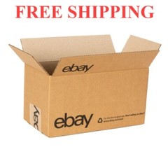 eBay-Branded Boxes With Black Color Logo 8″ x 6″ x 4″ FREE SHIPPING