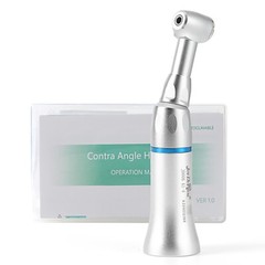 AZDENT Dental 1:1 Slow Low Speed Contra Angle Handpiece Push Button/Latch E-Type