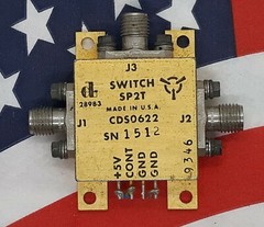 Daico Pin Diode SP2T Switch 20-2000Mhz 70dB 1 Ghz CDS0622
