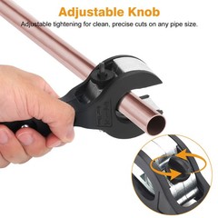 Pipe Cutter Ratchet Tube Tool for Cutting 8-29mm Copper PVC Aluminum Soft Metal