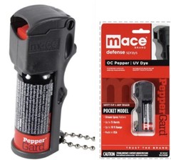 MACE 10% Keychain Pepper Spray POCKET POLICE Self Defense Women Safety SECURITY