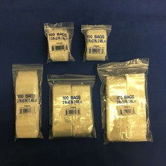 Elkay Plastic Zipper Clear Zip-Lock Seal Top Reclosable Poly Bags 2Mil