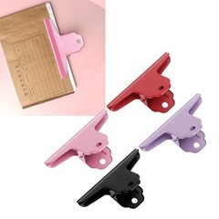 Metal Binder Clip Metal Material Strong Grip Durable Large Size Office Folder