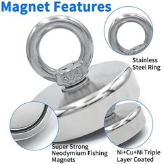 Super Strong Neodymium Fishing Magnets Heavy Duty imanes Magnet with Countersunk