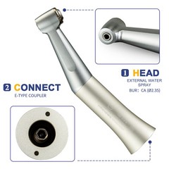 1-10 NSK Style Dental Slow Low Speed Handpiece Contra Angle Push Button YX203