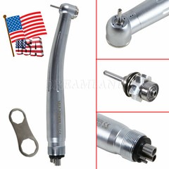 Self Power Dental High Speed (LED E-generator) Handpiece 4-Hole Turbine Fit NSK