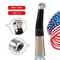 Dental 1:1 Fiber Optic Contra Angle Internal Spray / Diamond Polishing Wheels