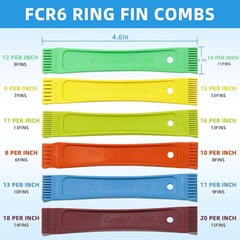 FCR6 Fin Comb Set for Air Conditioner FCR6 Coil Fin Comb Ring Straighten Evapora