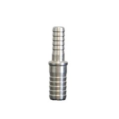 1/4″ x 3/8″ Stainless Steel Barbed Rubber Hose Splicer Connector Coupling