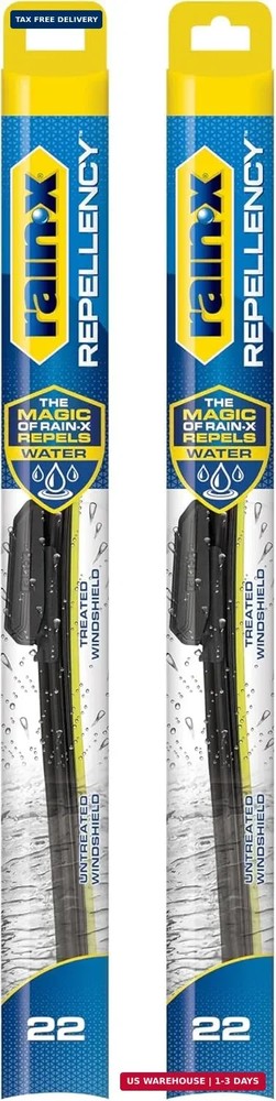 Rain-X 810363 Repellency Water Repellent Wiper Blades, 22″ Windshield Wipers (Pa