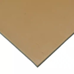 Pure Gum Rubber 1/16 In. X 24 In. X 12 In. Tan Commerical Grade 40A Rubber Sheet