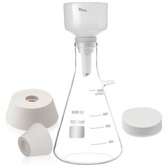 US Lab Buchner Funnel Filtering Kit Flask Funnel Ceramics Buchner Funnel 1000ml