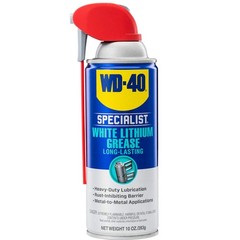 WD-40 Specialist White Lithium Grease Spray with Smart Straw Sprays 2 6-Pack