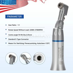 Dental Low Speed External Water Spray Contra Air Motor Handpiece 4Hole