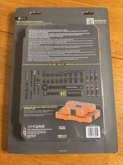 Klein Tools 65500KNECT Complete Impact Pass-Through Flip Socket Set 39-Piece NEW