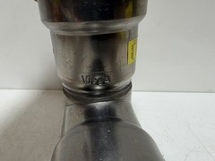 Viega 25376 MegaPressG 1-1/2″ x 1-1/2″ x 1-1/4″ Carbon Steel Tee P1 x P2 x P3