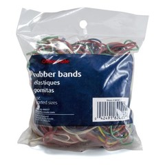Officemate Assorted Size and Color Rubber Bands, 4 oz (82025), 0.05 x 5.75 x …