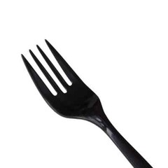Karat PP Plastic Medium Weight Forks Bulk Box – Black – 1,000 ct, U2000B