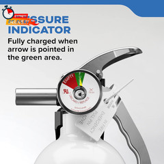 Kidde Fire Extinguisher for Boats, Single-Use 5BC