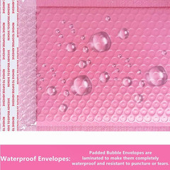 Bubble Mailers 3.5X5.9 Inch 50 Pack Small Padded Envelopes Poly Thicken Padded S