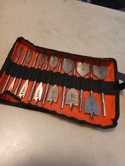 Never Used 13 PIECE SET CRAFTSMAN WOOD PADDLE BITS