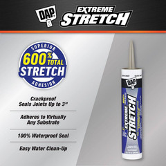 Extreme Stretch 10.1 Oz. Slate Gray Premium Crackproof Elastomeric Sealant (12-P